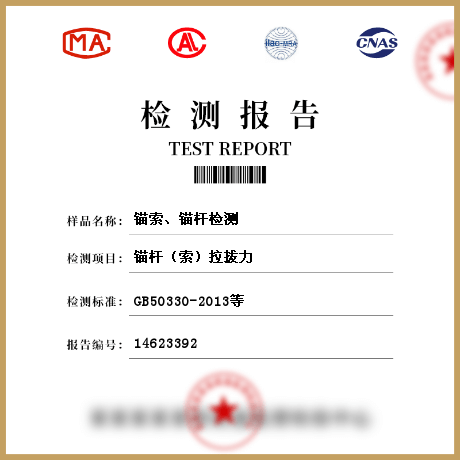 錨索、錨桿檢測(cè)