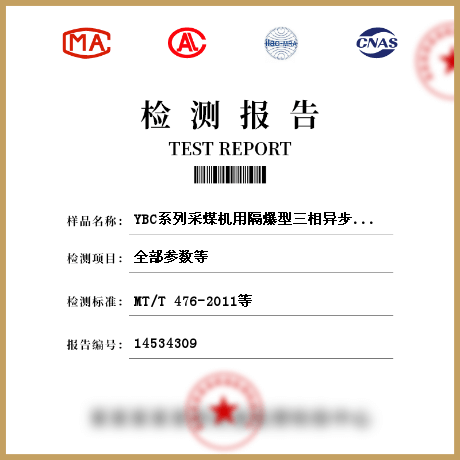 YBC系列采煤機(jī)用隔爆型三相異步電動機(jī)檢測